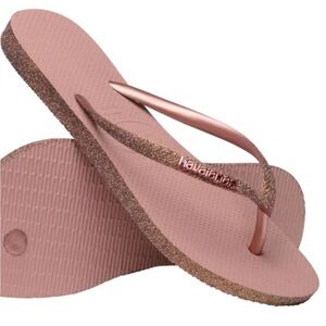 Havaianas - Slim Sparkle Sandal in Crocus Rose